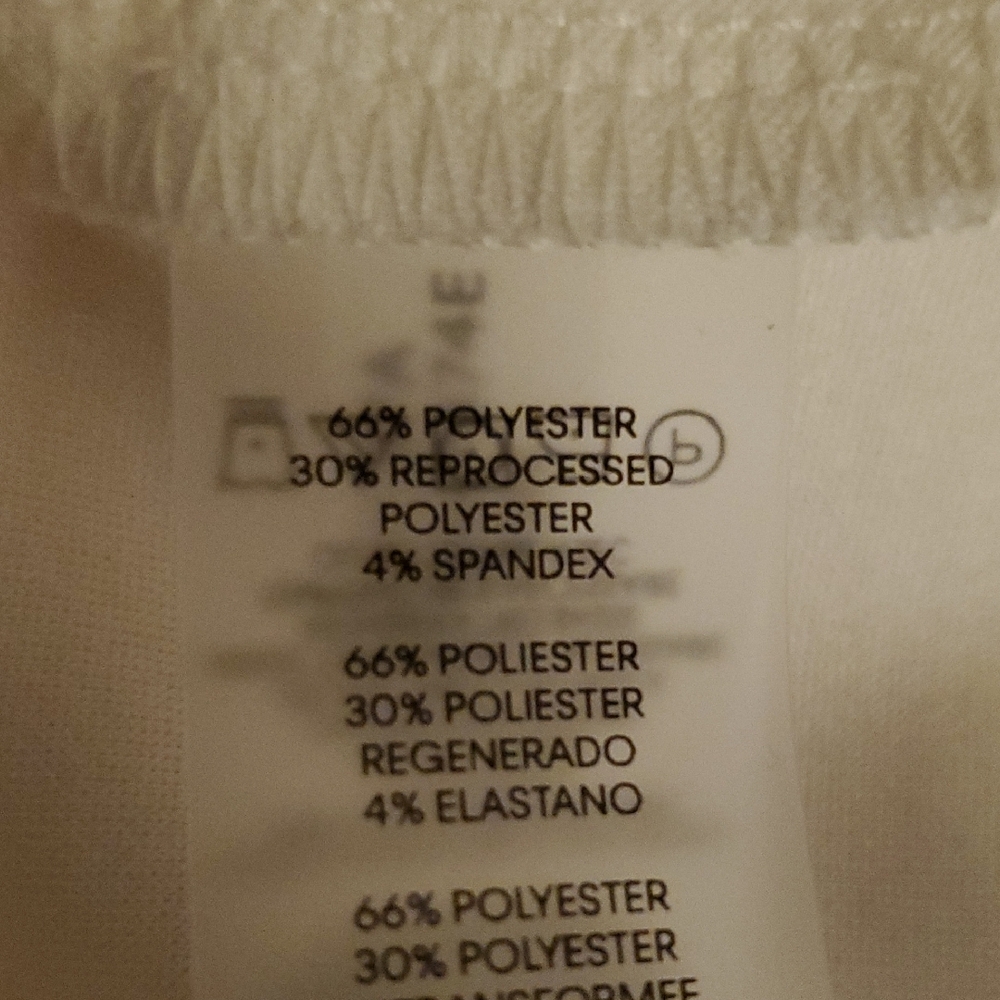 NWT Calvin Klein Cream Twist Front Blouse - Picture 5 of 5